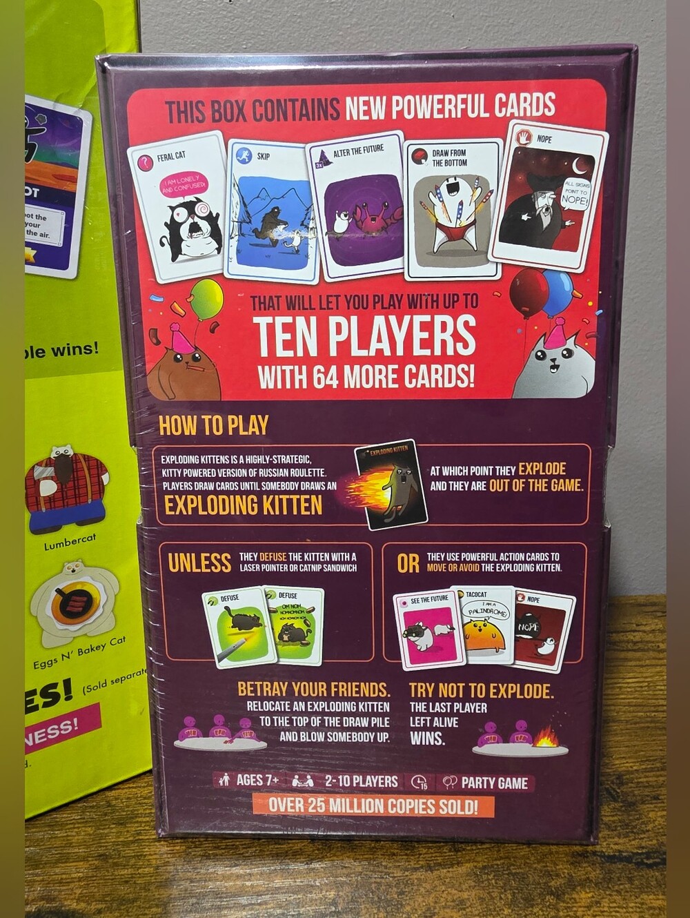Catchables Exploding Kittens & Party Pack Game Set - Picture 3 of 4